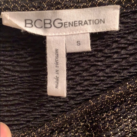 BCBGeneration Black & Gold Dress - Picture 5 of 7